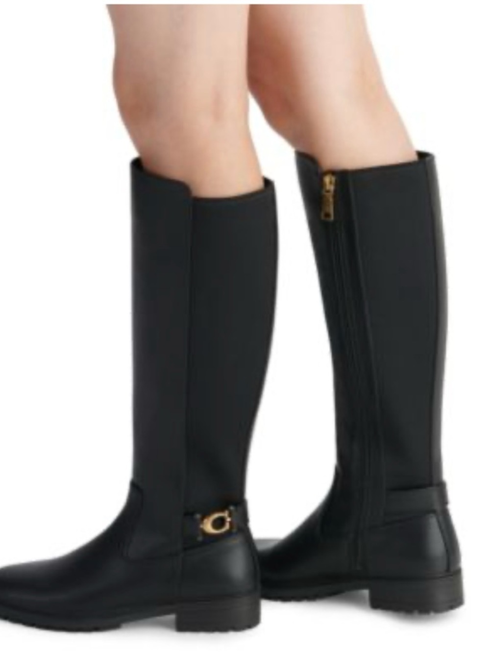 New Coach Faith Leather boot size 7 - Picture 4 of 12